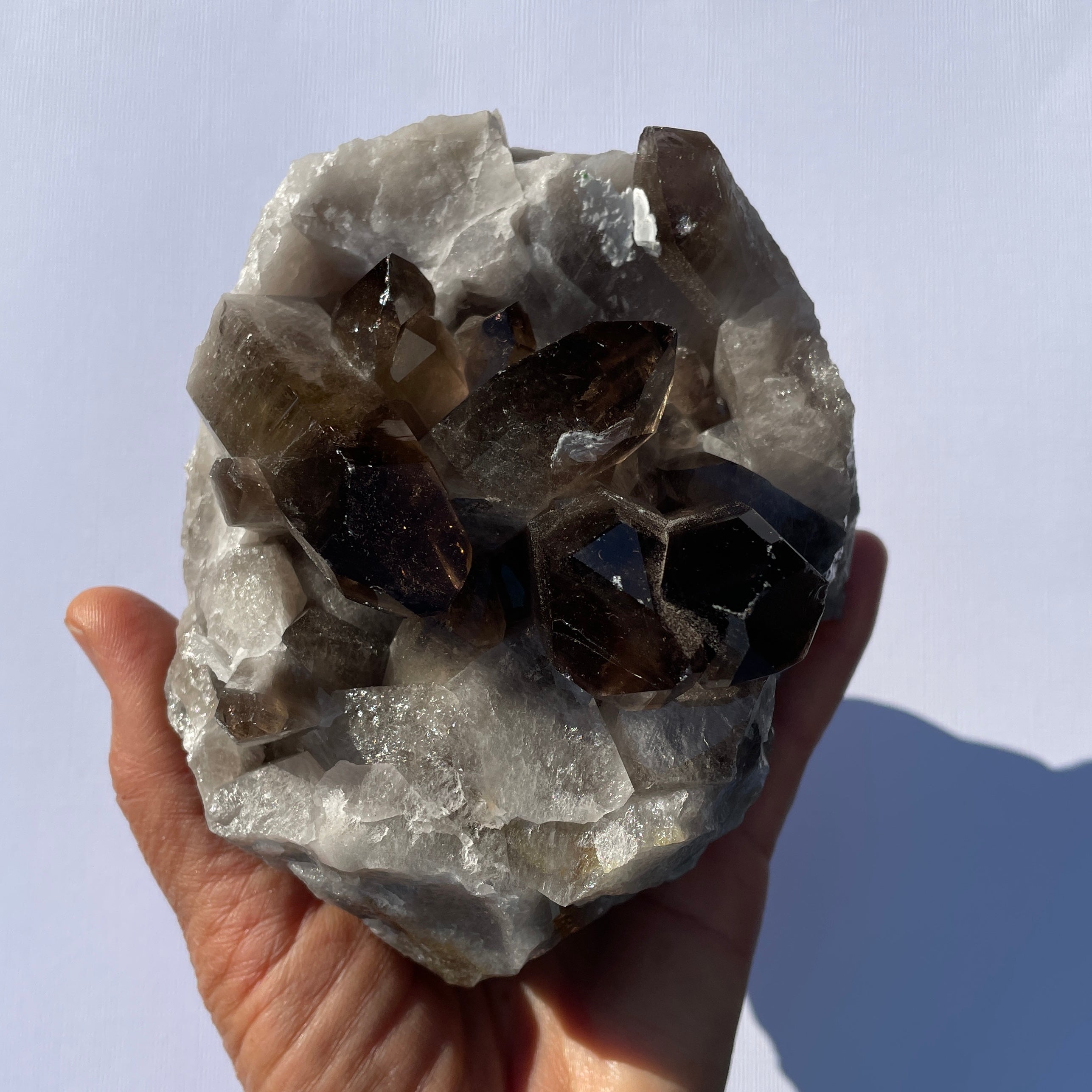 Smokey Quartz Cluster - 43 Smokey Quartz Cluster - 43